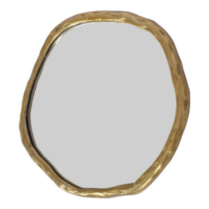 and this one hangs easily in a lighter-weight aluminum frame. Artfully rustic with an organic touch to its wood-like design.