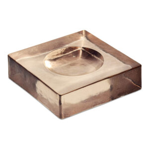 Crafted from thick cast glass
