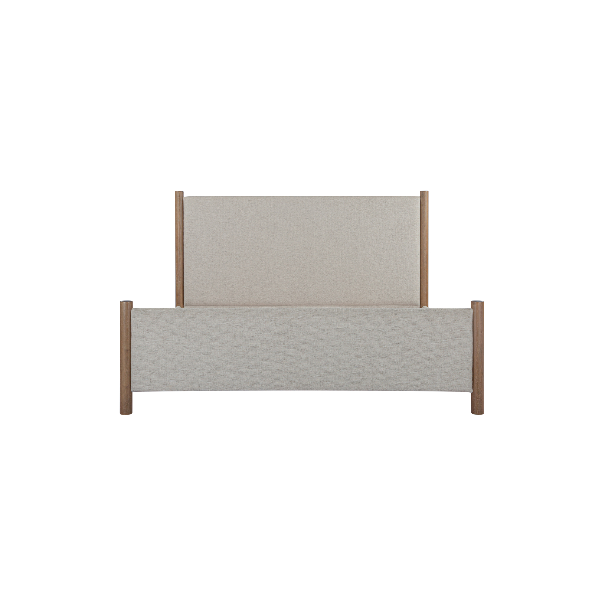 Warren Queen Bed Beige