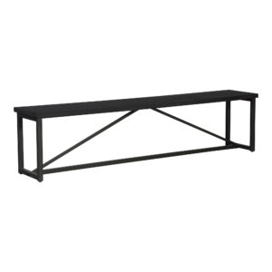 this bench features its own unique woodgrain and knot pattern. A spacious and stylish combination of natural allure and fine craftsmanship.