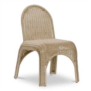 the Kendall chair marries form and function with elegant simplicity. Generous curves sweep from seat to rounded backrest