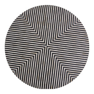 the Chameau side table is an exercise in contrast