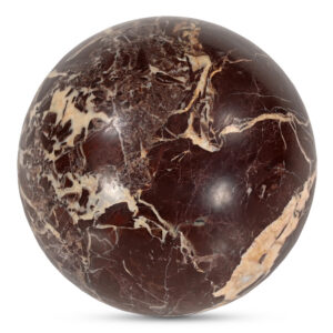 showing off expressive gold-toned veining that brings warmth to modern styling. The classic sphere shape feels collected