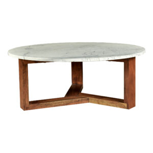 There's been no better pairing since wine and cheese. With a solid Satwaria marble tabletop and solid acacia base