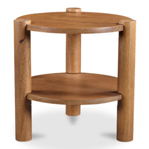 The Olsen accent table brings a vintage appeal and timeless charm
