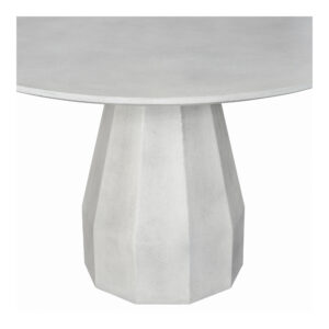 the Templo indoor/outdoor table’s concrete construction and geometric base will bring elegant sculptural vibes to your patio area. As sturdy as it is versatile