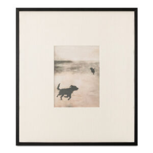 The Strand 2 framed print embraces coastal serenity. Inspired by Ireland's misty shores