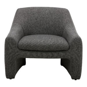 A contemporary accent chair