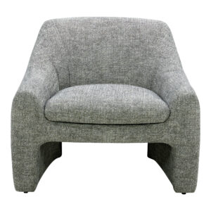 A contemporary accent chair