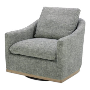 solid wood base completes the look with a 360° swivel function for an updated