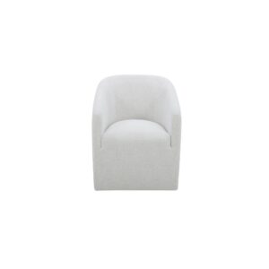 Looks polished and rolls with it. Sandy brings ease to the table. With a curved back