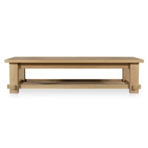Craft that clicks. It’s all in the connection. Morey keeps things simple—so the details can speak. Rounded corners and exposed joinery at each leg show off the build