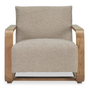 Featuring a solid oak frame finished in a warm vintage stain that highlights the natural beauty and graining of the wood