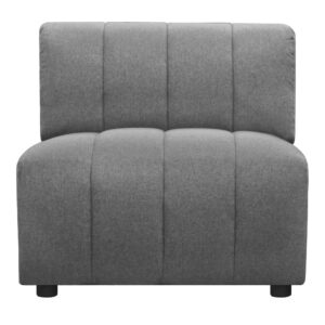 A sectional collection that finds poetry in the motion of modular design. With quiet earth tones and sculptured form