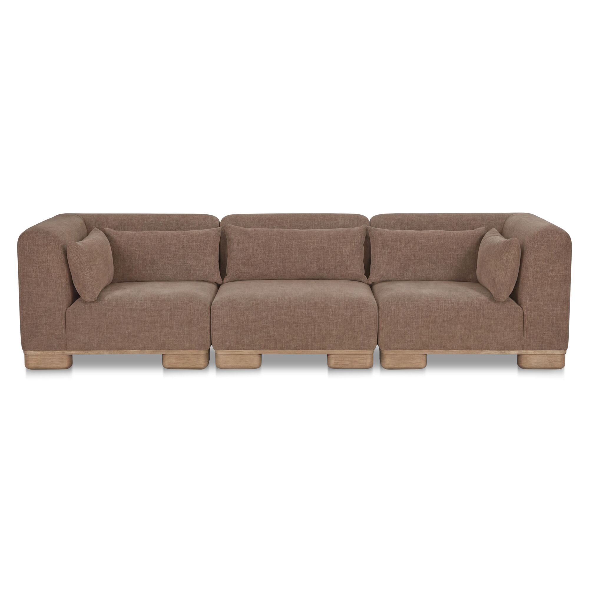 June Modular Sofa Dark Brown