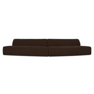 Ahead of the curve. Naomi brings curves into the conversation. This 2-piece convex modular is part of a sculptural seating system that plays well solo or paired with its counterparts. Configure it into a crescent