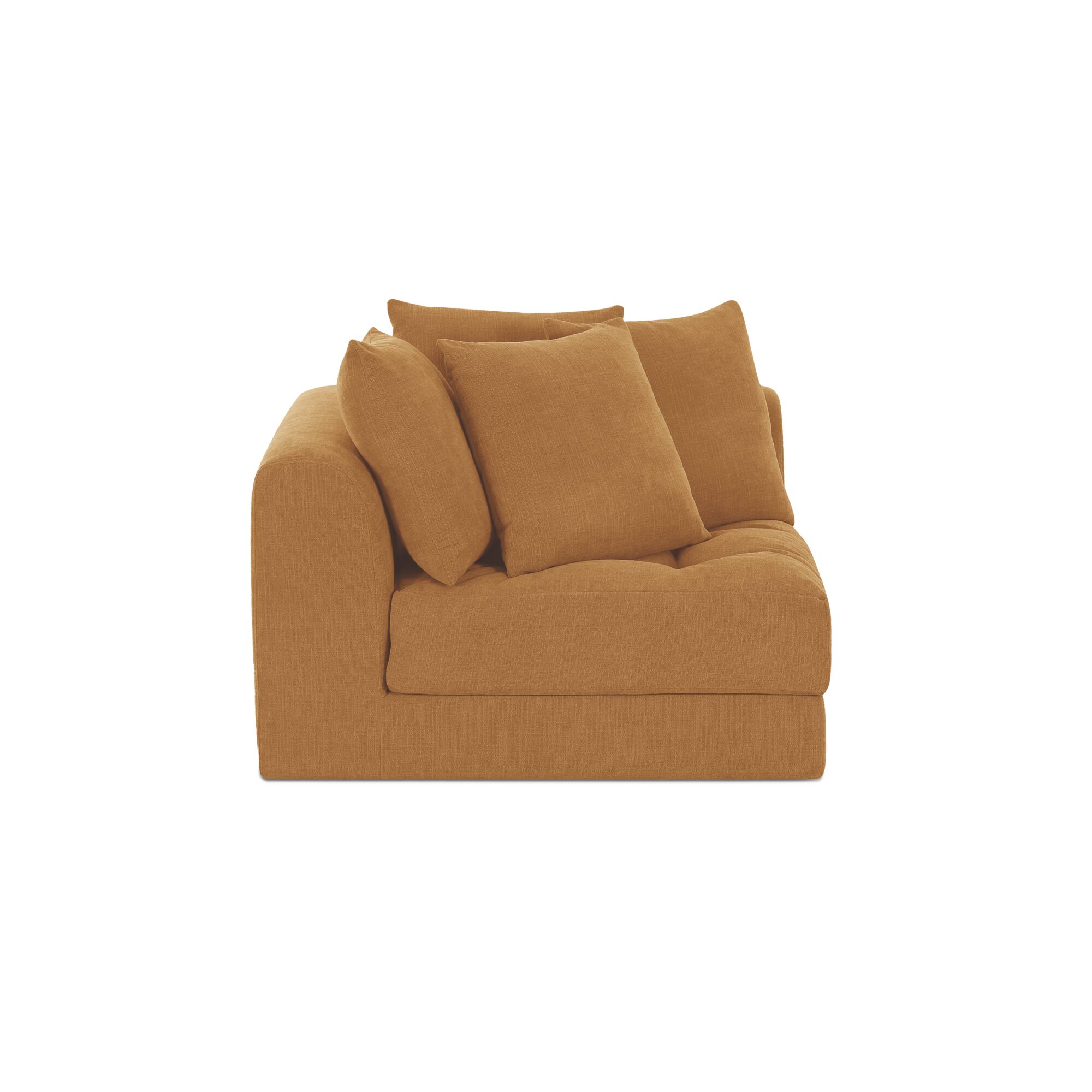 Davie Right Arm Facing Chair Golden Yellow