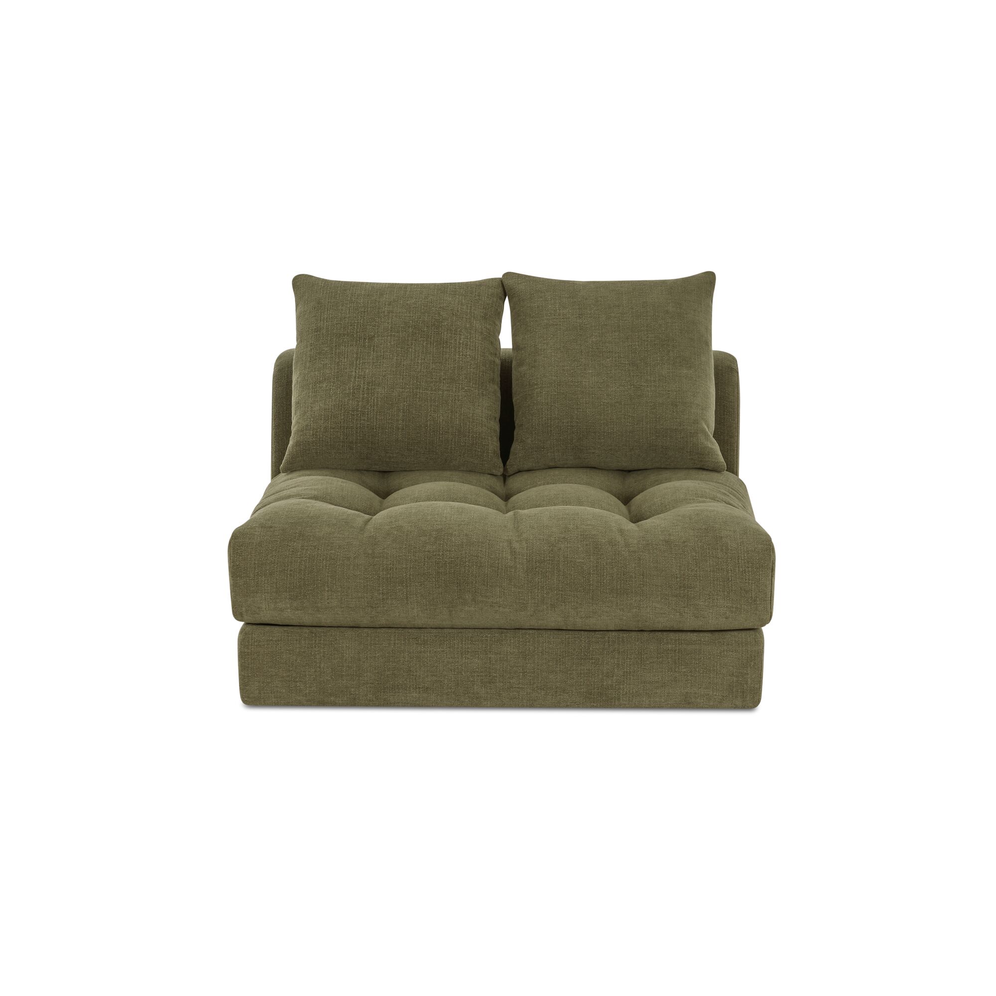 Davie Slipper Chair Olive