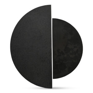 A harmonious duet of iron semicircles