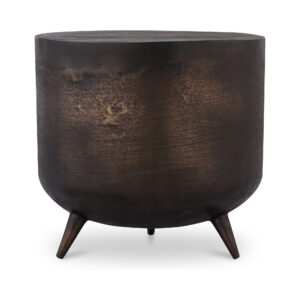 A side table that doesn’t play background. Kettel brings that found-it-on-a-trip energy