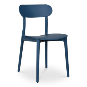 crafted from lightweight polypropylene to ensure both enduring resilience and easy maintenance. Its design pays homage to timeless modern aesthetics with a slender frame and a subtly curved back