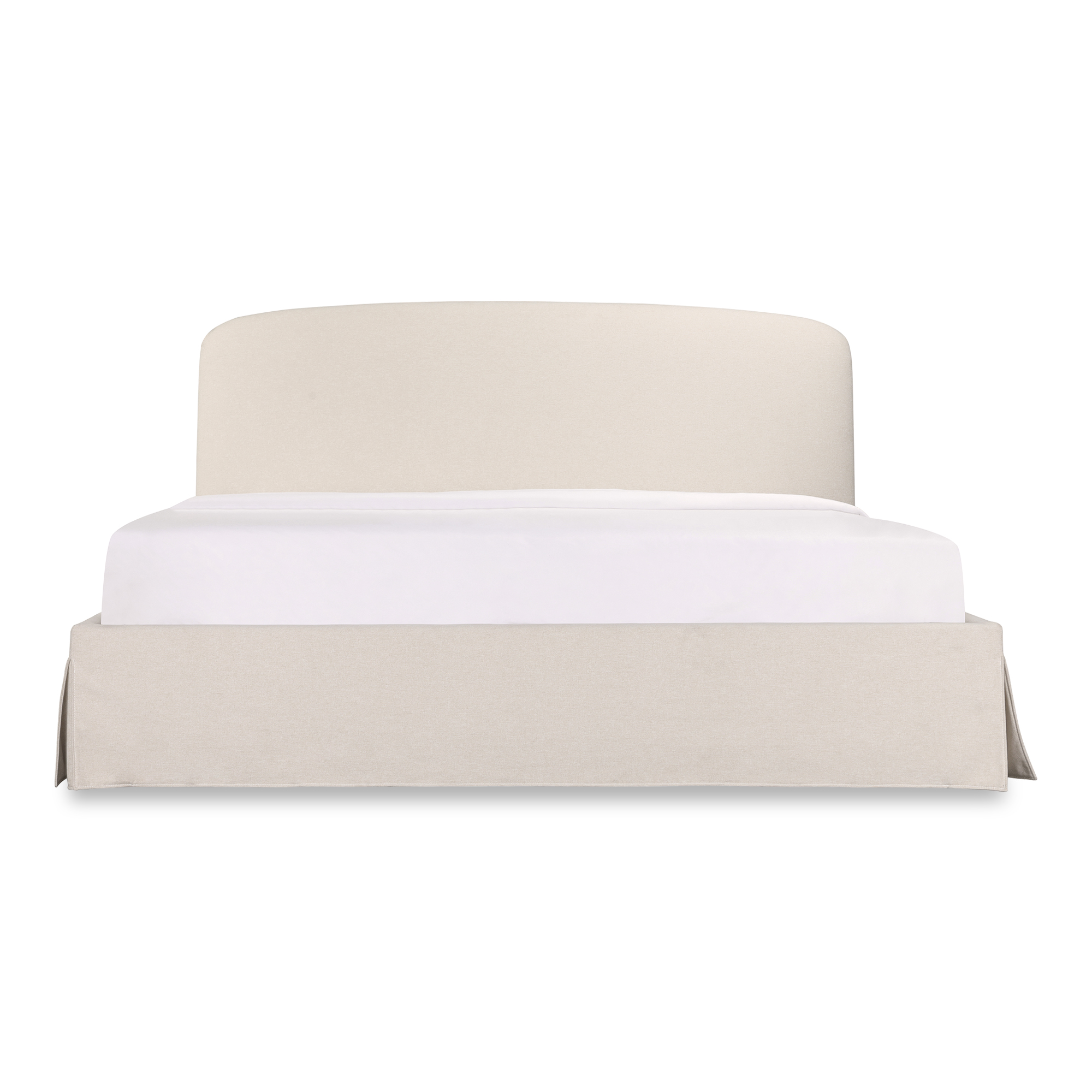 Joan Queen Storage Bed Cream