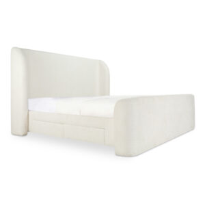 featuring both a headboard and a footboard crafted to create a cozy sanctuary. At the same time