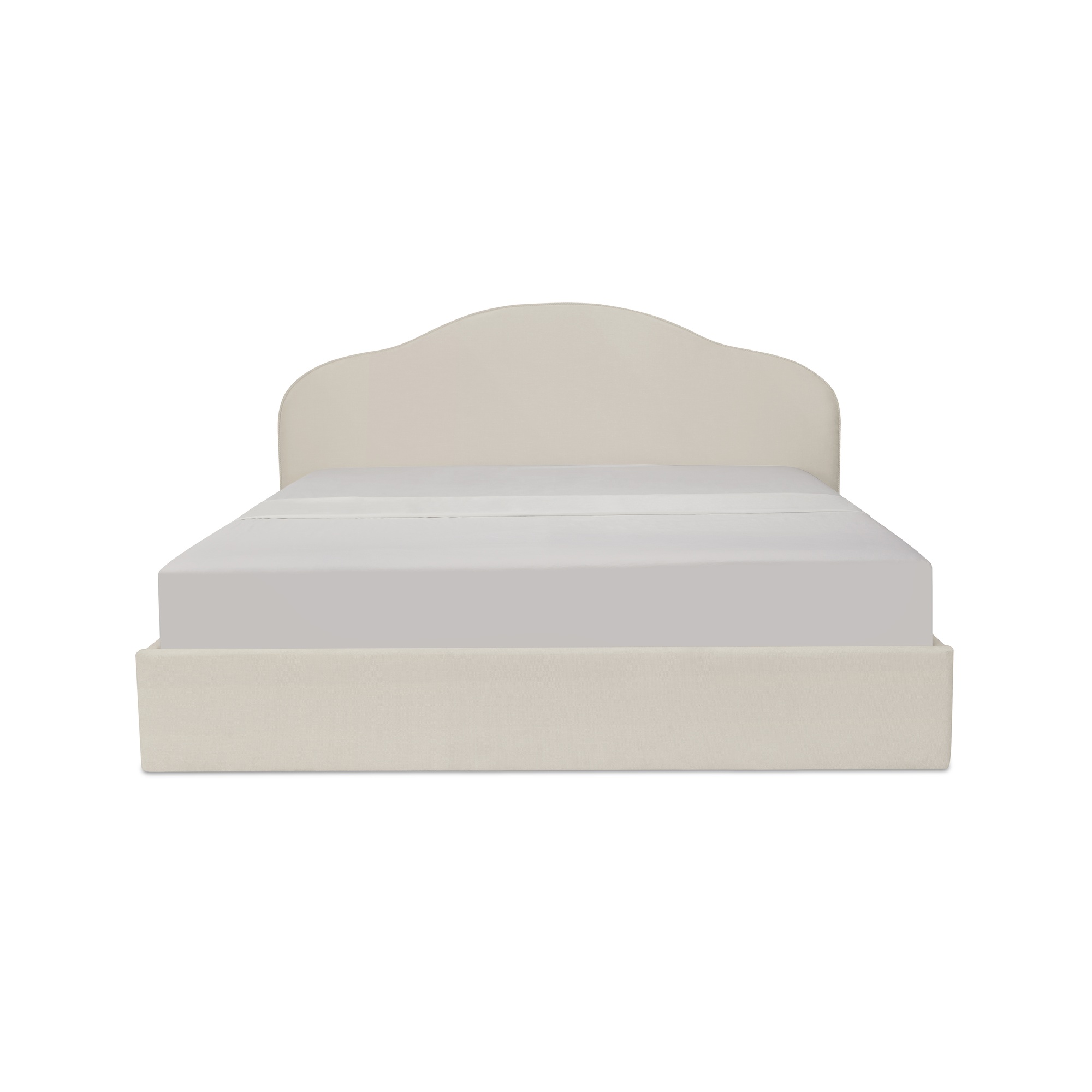Maggie Queen Storage Bed Cream