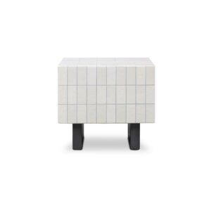 Concrete goes incognito—with a finish that pulls double duty. Farren nails the mixed-material look using just one material. The concrete top is glazed to echo ceramic tile