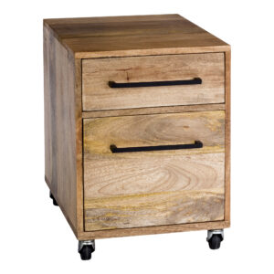 this filing cabinet offers you all the additional storage and organization you need for the home office. Solid mango wood construction with contemporary design