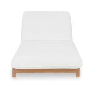 The Enzo outdoor adjustable lounge chair is an indulgence in contemporary comfort for an outdoor oasis. This low-profile lounge chair features a solid teak frame and quick-dry foam cushions upholstered in 100% Olefin fabric. Adjustable to five positions