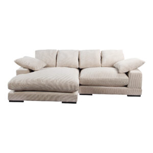 A fusion of comfort and elegance with clean lines and plush cushions