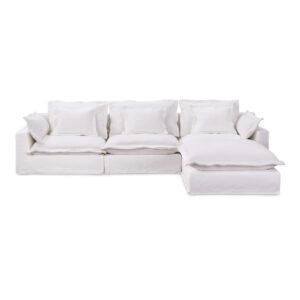 the Olivia Lounge modular sectional nods to traditional design while embracing the demands of everyday living. Crafted for unrivaled comfort