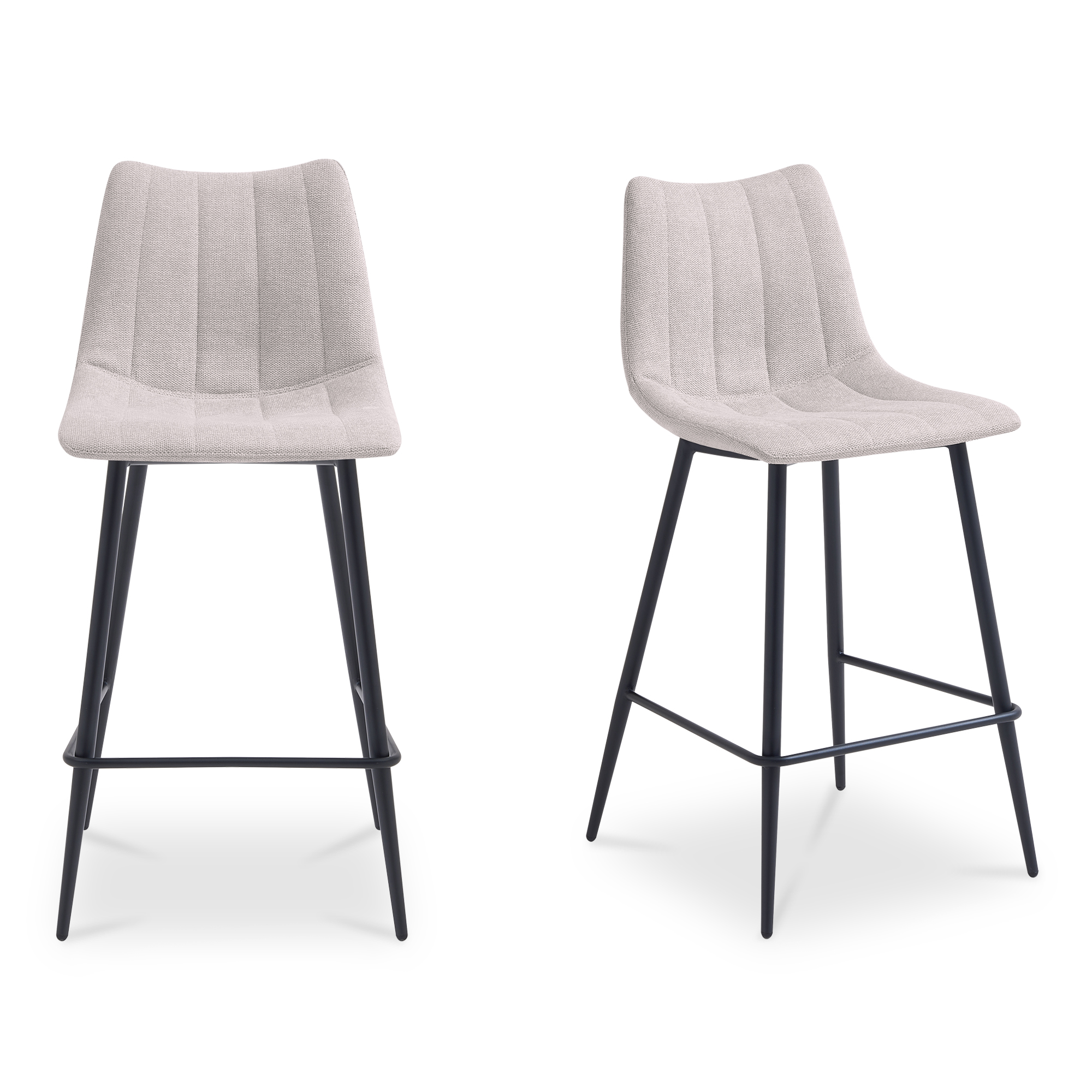 Alibi Counter Stool Beige – Set Of Two