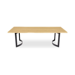 Oak with a thick edge and attitude. Bent showcases solid oak’s natural grain and subtle variation under a warm oak finish