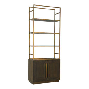 he comes with four shelves for open display