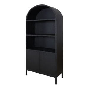 the Wilde display cabinet’s arch detail and calming curves support multiple style categories. Elegance in versatility and function