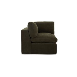 Smart design. Easy comfort. The Cates Corner Chair completes your modular layout—or stands stylishly on its own—with the same frameless