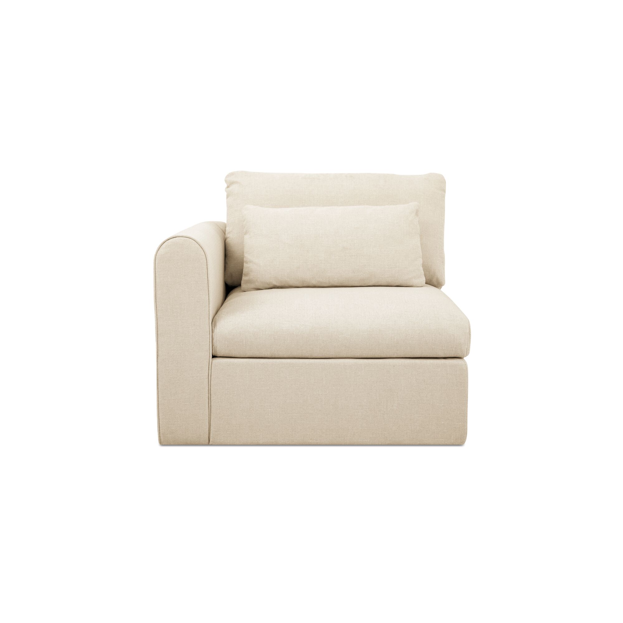 Swift Left Arm Facing Chair Light Beige