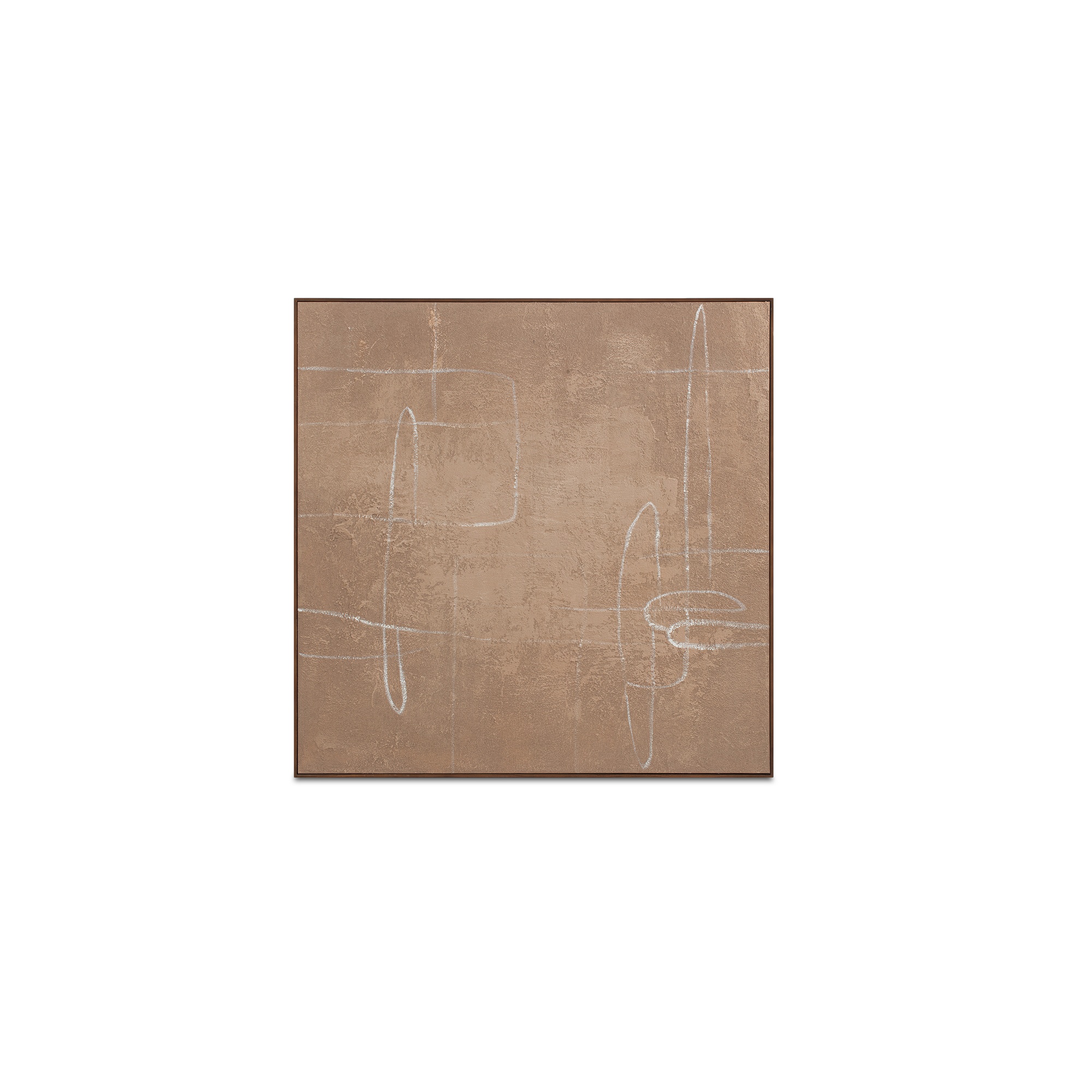 Notion Framed Painting Brown
