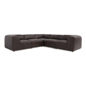 Configure the Form modular sectional into a collage of comfort as the collection includes slipper and corner chairs