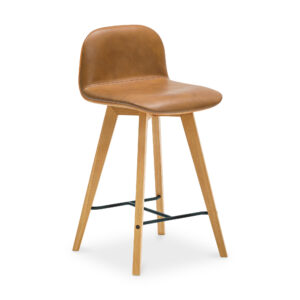 this chair makes a soft L-shaped curve for low back support and comfort. The trendy Napoli counter stool will transform your dining room into the trendy bar that everyone wants to go on a Saturday night.