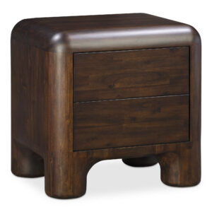 the Rowan nightstand draws inspiration from the whimsical days of childhood with its robust