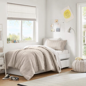 Logan Striped Reversible Pintuck Pleated Comforter Set from Super Listing in  Neutral. Logan Striped Reversible Pintuck Pleated Comforter Set from Super Listing in  Neutral. Logan Striped Reversible Pintuck Pleated Comforter Set from Super Listing in  Neutral. Logan Striped Reversible Pintuck Pleated Comforter Set from Super Listing in  Neutral. Logan Striped Reversible Pintuck Pleated Comforter Set from Super Listing in  Neutral.