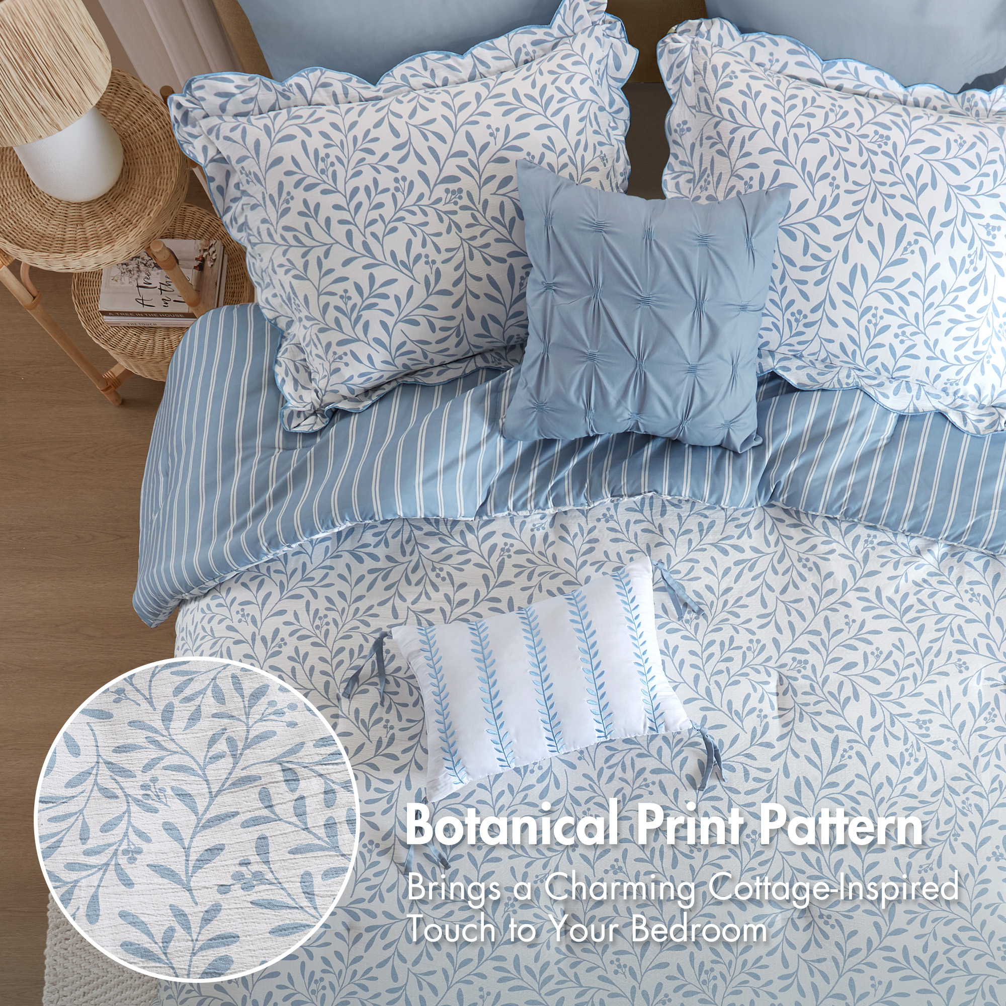 Darcy 5 Piece Print Comforter Set