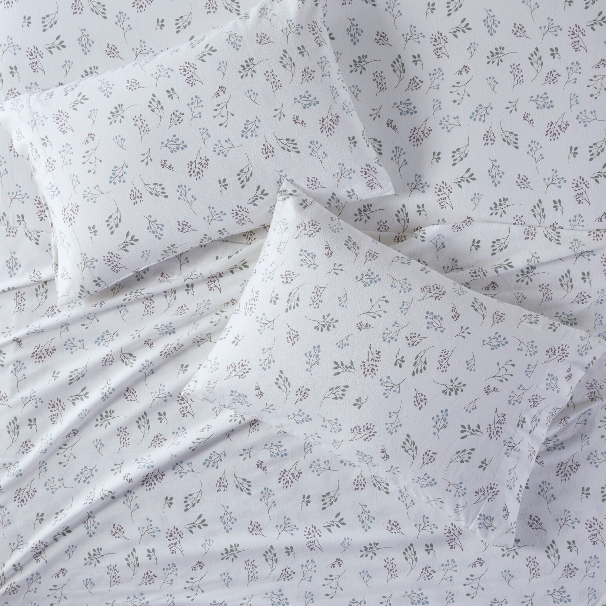 Cozy Cotton Flannel Printed Sheet Set