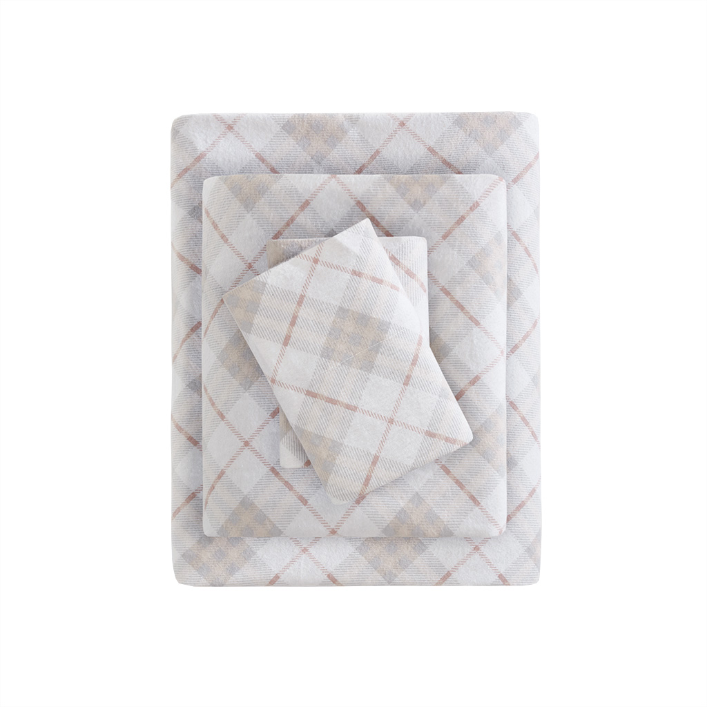 Cozy Cotton Flannel Printed Sheet Set