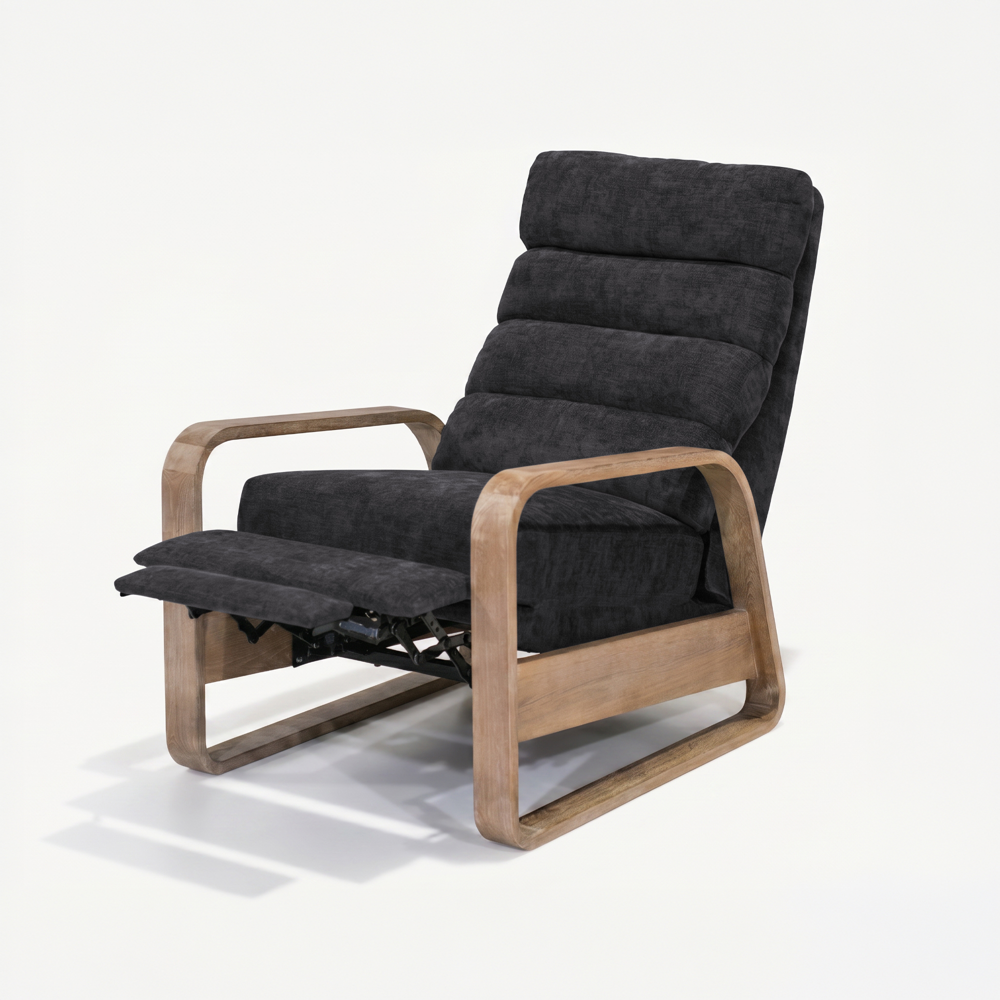 Jordan Wood framed push back Recliner