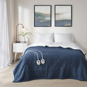 Fleece to Sherpa Heated Blanket from Serta in  Blue. Fleece to Sherpa Heated Blanket from Serta in  Blue. Fleece to Sherpa Heated Blanket from Serta in  Blue. Fleece to Sherpa Heated Blanket from Serta in  Blue. Fleece to Sherpa Heated Blanket from Serta in  Blue.
