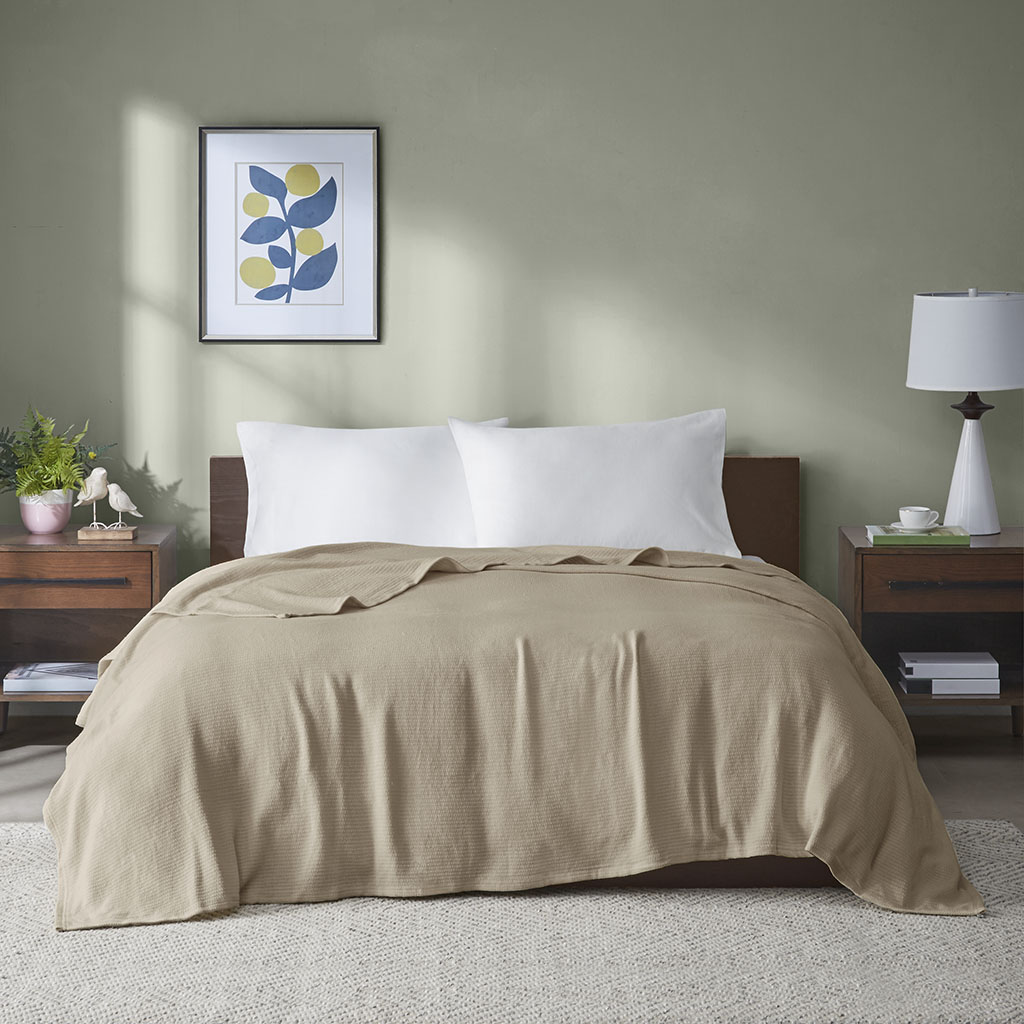 Freshspun Basketweave Cotton Blanket